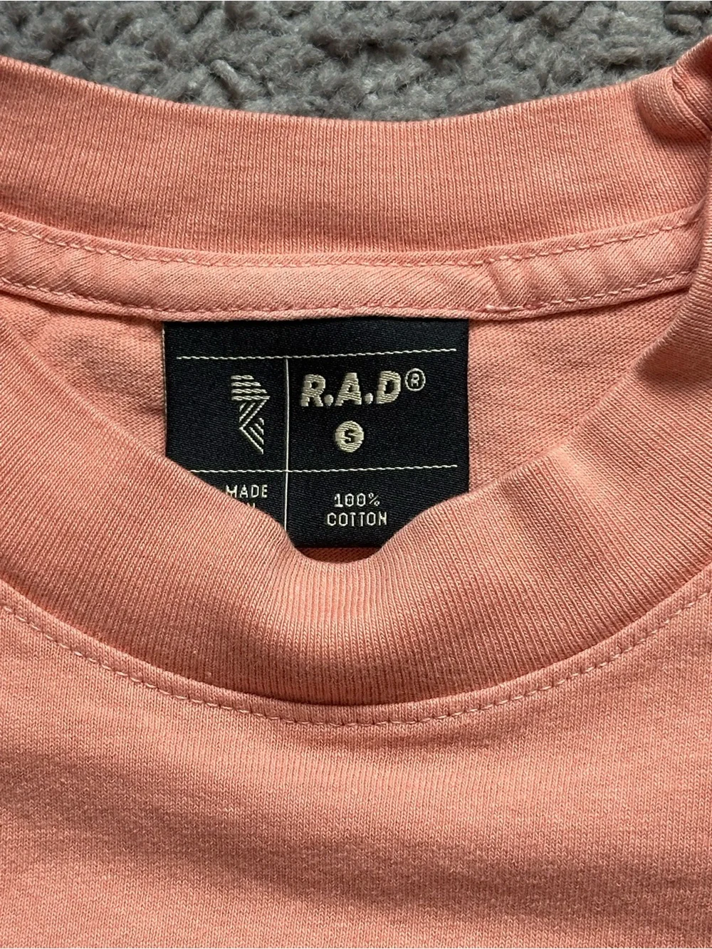 R.A.D x DBE collab 2022 Sun Graphic Logo Tee Crew Neck Short Sleeve Size S - Picture 5 of 6